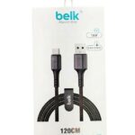 كابل شحن USB-A إلى Type-C بطول 1.2 متر، سلك شحن ونقل بيانات