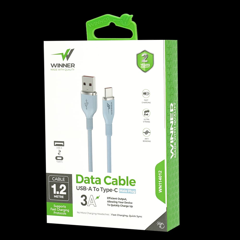 40a8424b-8cba-44c3-8493-bf6648cf9a95 كابل سيليكون للشحن والبيانات يو اس بي - تايب سي - الصورة 1