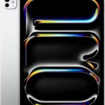 ايباد برو 11 بوصة (M5) 256 جيجابايت: شاشة الترا ريتينا اكس دي ار، كاميرا أمامية 12 ميجابكسل/كاميرا خلفية 12 ميجابكسل، ماسح ليدار، واي فاي 7 مع ابل N1- فضي